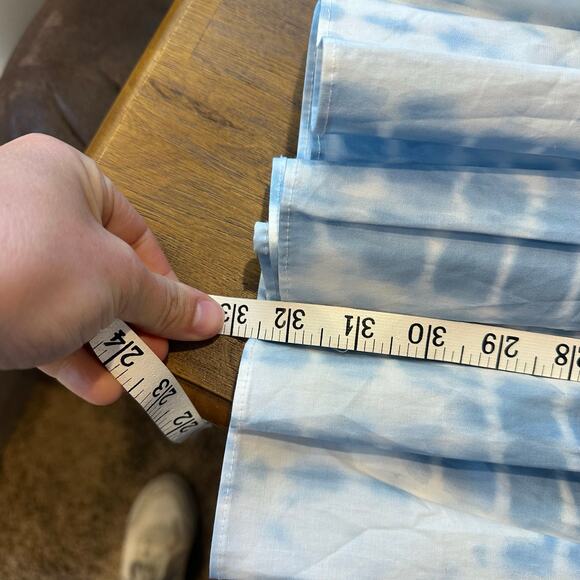 B Darlin Tie Dye Swing Dress - Blue White - Size 5-6 NWT Baby Doll Mini Dress - Picture 7 of 10